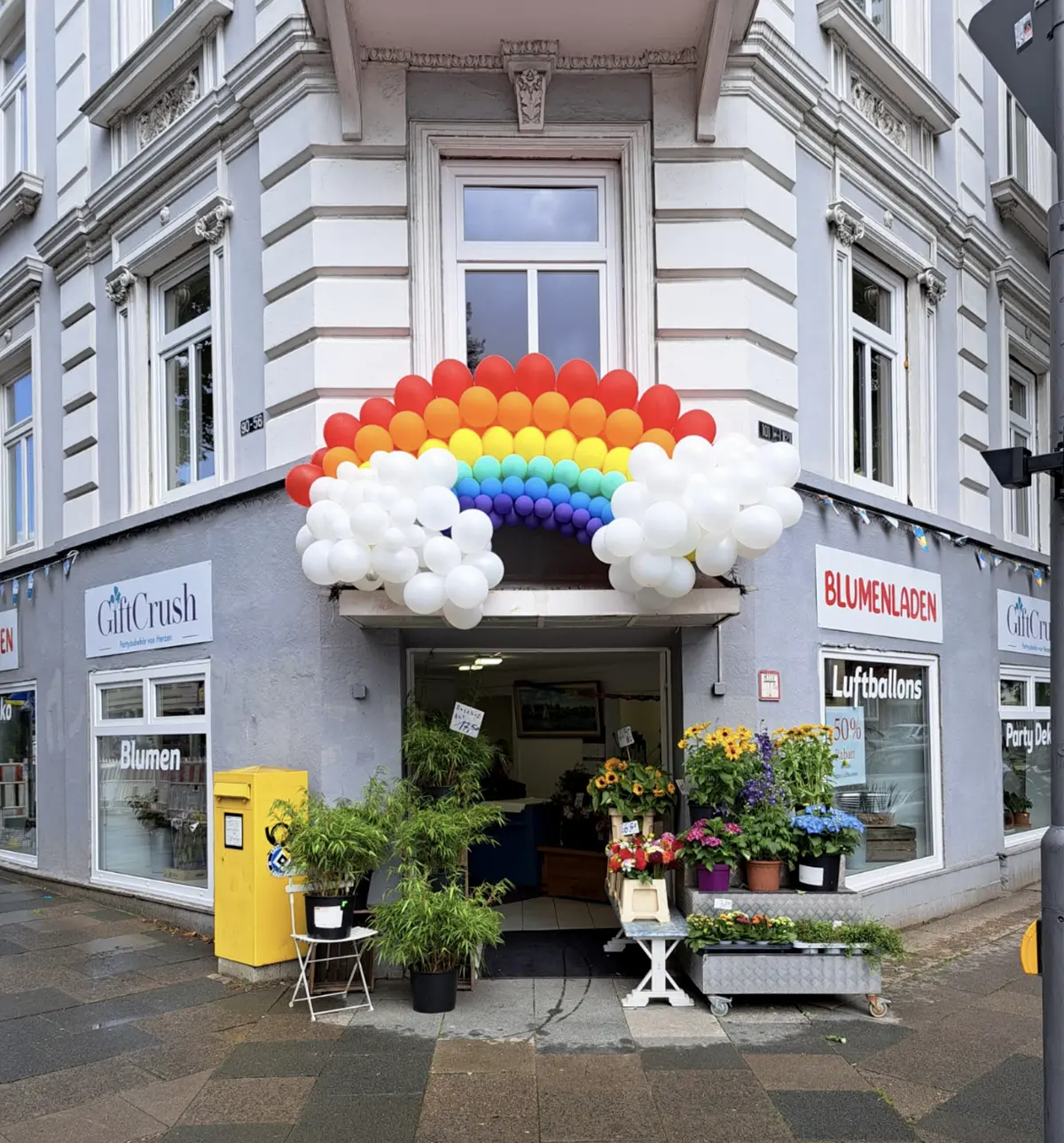 Individuelle Ballondekoration in abgestimmten Farben