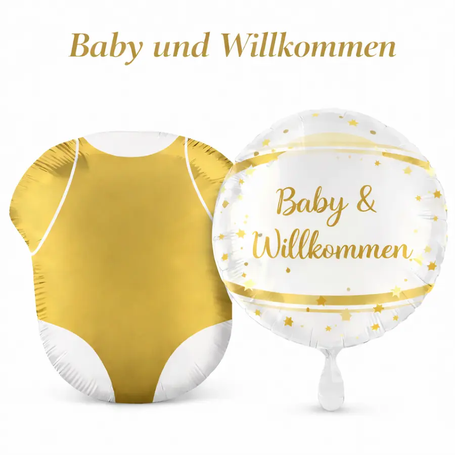 Ballons für Babyshower und Willkommensfeiern