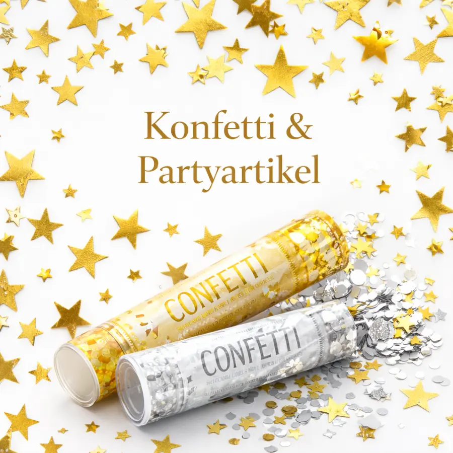 Konfetti für Geburtstage und Feiern