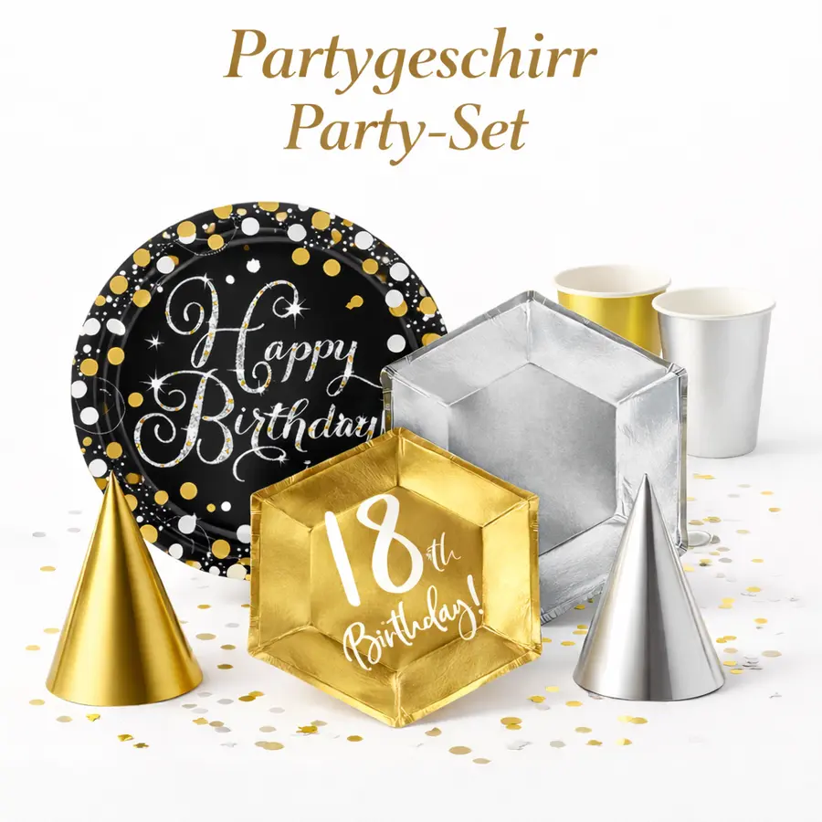 Partygeschirr aus dem GiftCrush Sortiment